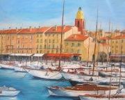 Les voiliers au port de St Tropez