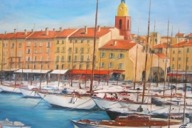 Les voiliers au port de St Tropez