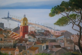 Vue de la Citadelle de St Tropez