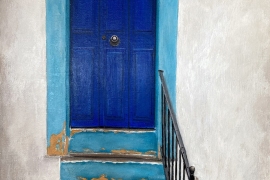 Porte bleue 3