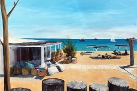 Bar de plage à Ramatuelle